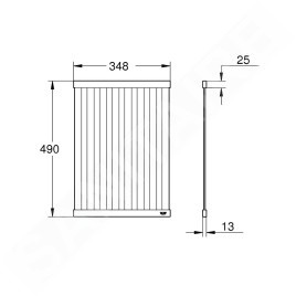 Grohe Accessoires - Grille d'égouttage 49x35 cm, Warm Sunset brossé 40854DL0