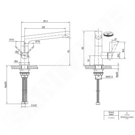 Villeroy & Boch Sorano - Mitigeur d'évier, inox 926600LC