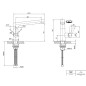 Villeroy & Boch Sorano - Mitigeur d'évier, inox 926600LC