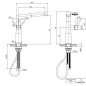Villeroy & Boch Sorano - Mitigeur d'évier avec bec extractible, inox 926900LC