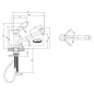 Villeroy & Boch Como - Mitigeur d'évier avec douchette extractible, inox 927200LC