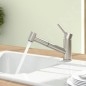 Villeroy & Boch Como - Mitigeur d'évier avec douchette extractible, inox 927200LC