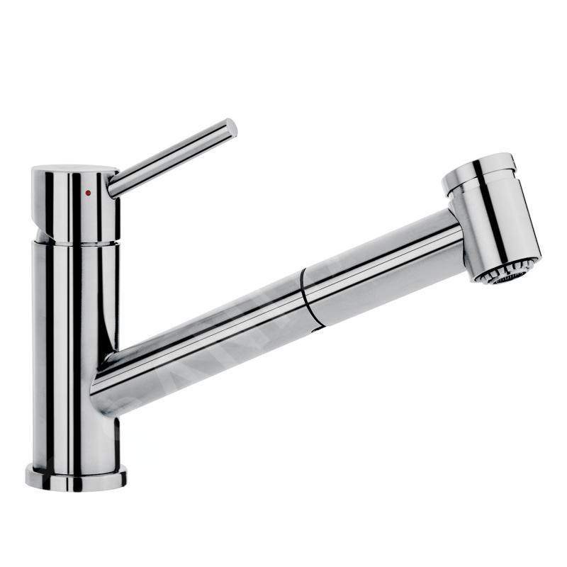 Villeroy & Boch Como - Mitigeur d'évier avec douchette extractible, inox poli 927200LE