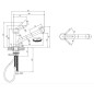 Villeroy & Boch Como - Mitigeur d'évier avec douchette extractible, inox poli 927200LE