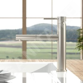 Villeroy & Boch Como - Mitigeur d'évier avec bec extractible, inox 927900LC