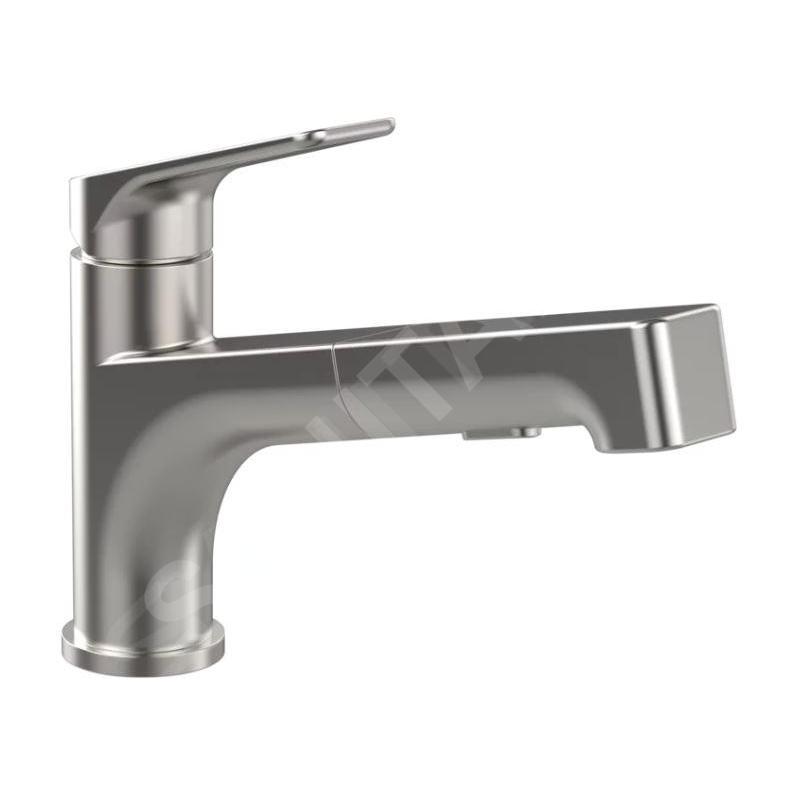 Villeroy & Boch Junis - Mitigeur d'évier avec douchette extractible, inox 928100LC