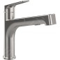 Villeroy & Boch Junis - Mitigeur d'évier avec douchette extractible, inox 928200LC