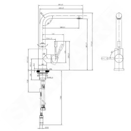 Villeroy & Boch Modern Steel - Mitigeur d'évier, inox 966811LC