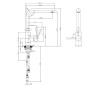 Villeroy & Boch Modern Steel - Mitigeur d'évier, inox 966811LC