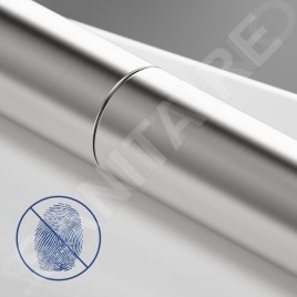 Villeroy & Boch Steel Shower - Mitigeur d'évier avec bec extractible, inox 969711LC