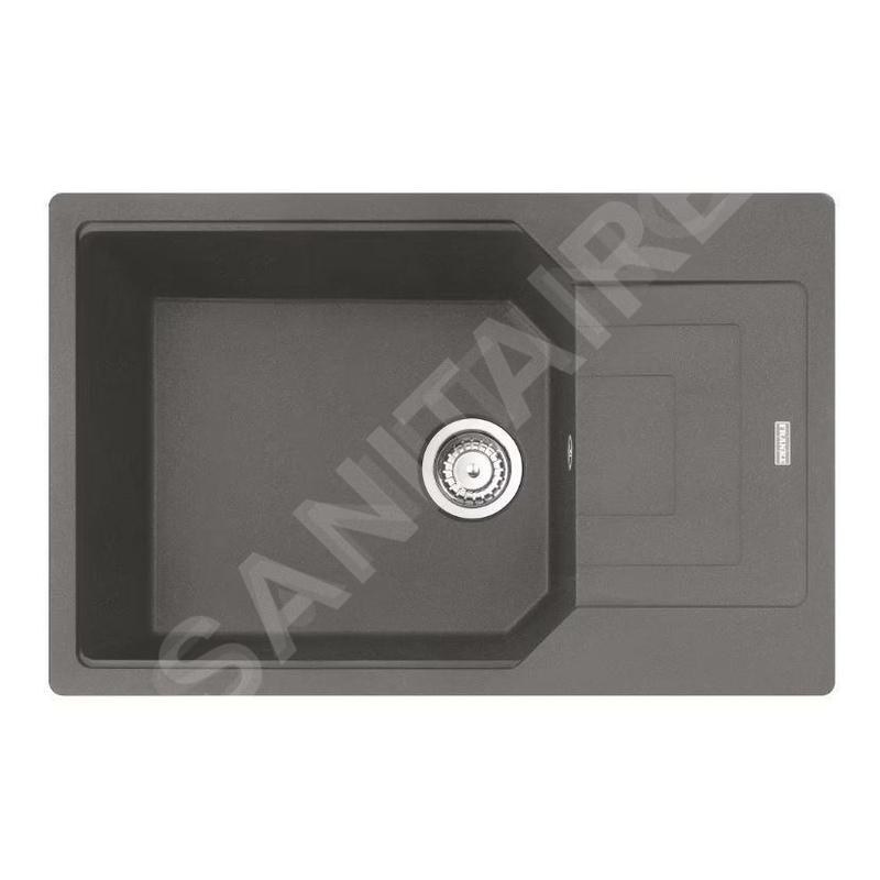 Franke Urban - Évier en fragranit UBG 611-78 BB, 780x500 mm, pierre grise 114.0700.108 Franke Urban - Évier en fragranit UBG 611-78 BB, 780x500 mm, pierre grise 114.0700.108