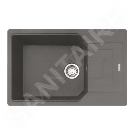 Franke Urban - Évier en fragranit UBG 611-78 BB, 780x500 mm, pierre grise 114.0700.108