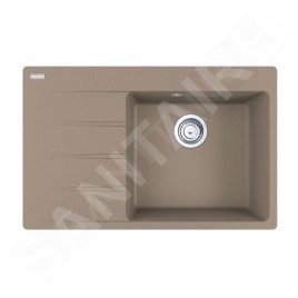 Franke Colonnes - Set de cuisine G250KA, évier en fragranit CNG 611-78 TL/7 + robinet FS 3230.031, cachemire / chrome