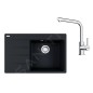 Franke Colonnes - Set de cuisine G250O, évier en fragranit CNG 611-78 TL/7 + robinet FS 3230.031, onyx / chrome 114.0700.685 Franke Colonnes - Set de cuisine G250O, évier en fragranit CNG 611-78 TL/7 + robinet FS 3230.031, onyx / chrome 114.0700.685