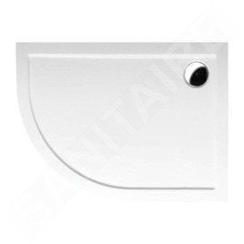 Polysan Receveurs de douche - Receveur de douche RENA R, 1000x800 mm, R550, droit, blanc 76511
