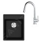 Franke Colonnes - Set de cuisine G252O, évier en fragranit MRG 610-37 RTL + robinet Samoa, onyx/chrome 114.0700.693 Franke Colonnes - Set de cuisine G252O, évier en fragranit MRG 610-37 RTL + robinet Samoa, onyx/chrome 114.0700.693