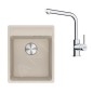Franke Colonnes - Set de cuisine G253SA, évier en fragranit MGG 610-37 RTL + robinet FS 3230.031, sahara/chrome 114.0700.699 Franke Colonnes - Set de cuisine G253SA, évier en fragranit MGG 610-37 RTL + robinet FS 3230.031, sahara/chrome 114.0700.699