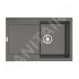 Franke Colonnes - Set de cuisine G258ŠK, évier en fragranit MRG 611+ robinet  FS 3229.031, gris pierre / chrome 114.0700.719