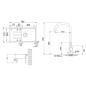 Franke Colonnes - Set de cuisine G267MČ, évier en fragranit BSG 611-78/39 + robinet FP 9000.031, noir mat / chrome 114.0700.754 Franke Colonnes - Set de cuisine G267MČ, évier en fragranit BSG 611-78/39 + robinet FP 9000.031, noir mat / chrome 114.0700.754