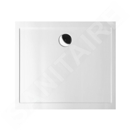 Polysan Receveurs de douche - Receveur de douche Karia, 800x700 mm, marbre coulé, blanc 11091