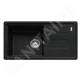 Franke Colonnes - Set de cuisine G122MČ, évier en fragranit BSG 611-78/39 + robinet FC 9547.901, noir mat 114.0700.763