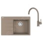 Franke Colonnes - Set de cuisine G271KA, évier en fragranit CNG 611-78 TL/7 + robinet FC 6018.424, cachemire 114.0700.773 Franke Colonnes - Set de cuisine G271KA, évier en fragranit CNG 611-78 TL/7 + robinet FC 6018.424, cachemire 114.0700.773