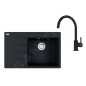 Franke Colonnes - Set de cuisine G271O, évier en fragranit CNG 611-78 TL/7 + robinet FC 6018.071, onyx 114.0700.775 Franke Colonnes - Set de cuisine G271O, évier en fragranit CNG 611-78 TL/7 + robinet FC 6018.071, onyx 114.0700.775