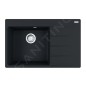 Franke Colonnes - Set de cuisine G272MČ, évier en fragranit CNG 611-78 TL/2 + robinet FC 6018.901,  noir mat 114.0700.778