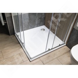 Aqualine Receveurs - Receveur de douche Tecmi, 800x800 mm, blanc PQ008