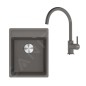 Franke Colonnes - Set de cuisine G273ŠK, évier en fragranit MRG 610-37 RTL+ robinet FC 6018.084, gris pierre 114.0700.785 Franke Colonnes - Set de cuisine G273ŠK, évier en fragranit MRG 610-37 RTL+ robinet FC 6018.084, gris pierre 114.0700.785