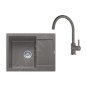 Franke Colonnes - Set de cuisine G275ŠK, évier en fragranit MRG 611-62 + robinet FC 6018.084, gris pierre 114.0700.793 Franke Colonnes - Set de cuisine G275ŠK, évier en fragranit MRG 611-62 + robinet FC 6018.084, gris pierre 114.0700.793
