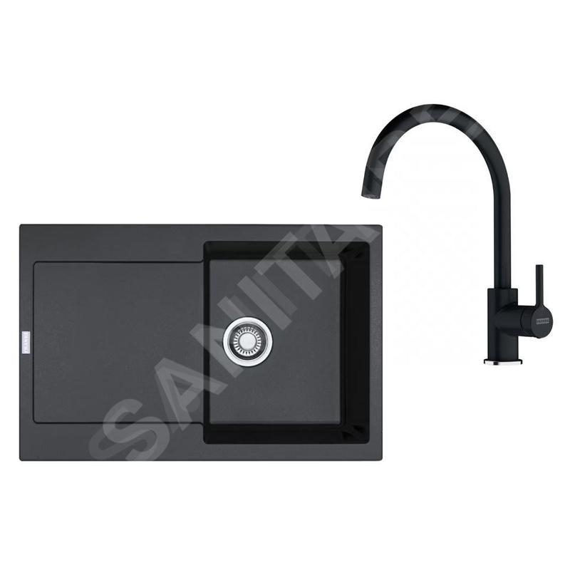Franke Colonnes - Set de cuisine G276O, évier en fragranit BSG 611 + robinet FC 6018.071, onyx 114.0700.795 Franke Colonnes - Set de cuisine G276O, évier en fragranit BSG 611 + robinet FC 6018.071, onyx 114.0700.795