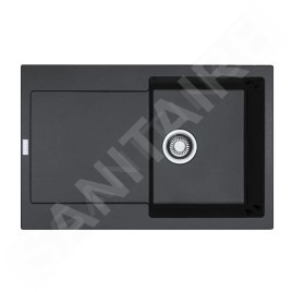 Franke Colonnes - Set de cuisine G276O, évier en fragranit BSG 611 + robinet FC 6018.071, onyx 114.0700.795