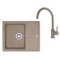Franke Colonnes - Ensemble G278KA, évier en fragranit BFG 611-62 et robinetterie FP 6018.424, cachemire 114.0700.800 Franke Colonnes - Ensemble G278KA, évier en fragranit BFG 611-62 et robinetterie FP 6018.424, cachemire 114.0700.800