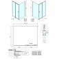 Polysan Easy Line - Porte de douche 1500 mm, aluminium poli/verre clair EL1515 Polysan Easy Line - Porte de douche 1500 mm, aluminium poli/verre clair EL1515