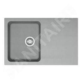 Franke Colonnes - Set de cuisine T111Š, évier en tectonite OID 611-78 + robinet FN 3230.031, gris / chrome 143.0687.320