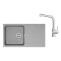 Franke Colonnes - Set de cuisine T112Š, évier en tectonite OID 611 + robinet FN 3230.031, gris / chrome 143.0687.322 Franke Colonnes - Set de cuisine T112Š, évier en tectonite OID 611 + robinet FN 3230.031, gris / chrome 143.0687.322