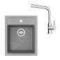 Franke Colonnes - Set de cuisine T113Š, évier en tectonite SID 610-40 + robinet FN 3230.031, gris / chrome 143.0687.333 Franke Colonnes - Set de cuisine T113Š, évier en tectonite SID 610-40 + robinet FN 3230.031, gris / chrome 143.0687.333