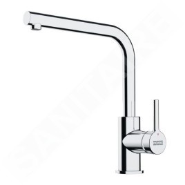 Franke Colonnes - Set de cuisine T117Š, évier en tectonite S2D 611-100 et robinet FP 3230.031, gris/chrome 143.0687.362