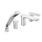 Novaservis Ferro Algeo Square - Robinetterie pour montage sur bord de baignoire, installation 4 trous, chrome 82045,0 Novaservis Ferro Algeo Square - Robinetterie pour montage sur bord de baignoire, installation 4 trous, chrome 82045,0