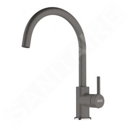 Franke Colonnes - Set de cuisine T121Š, évier en tectonite SID 610-40 + robinet FN 6018.084, gris / gris pierre 143.0687.385