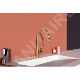 Ideal Standard Gusto - Mitigeur d'évier, or brossé BD408A2
