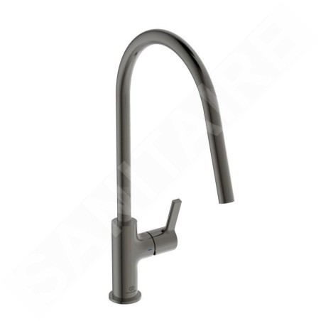 Ideal Standard Gusto - Mitigeur d'évier, gris magnétique BD408A5