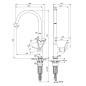 Ideal Standard Gusto - Mitigeur d’évier, chrome BD412AA