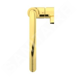 Ideal Standard Gusto - Mitigeur d'évier avec bec extractible, or brossé BD414A2