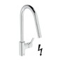 Ideal Standard Gusto - Mitigeur d’évier avec bec extractible, chrome BD415AA
