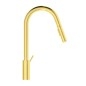 Ideal Standard Gusto - Mitigeur d'évier avec douchette extractible, or brossé BD416A2