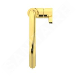 Ideal Standard Gusto - Mitigeur d'évier avec douchette extractible, or brossé BD416A2