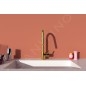 Ideal Standard Gusto - Mitigeur d'évier avec douchette extractible, or brossé BD416A2