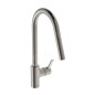 Ideal Standard Gusto - Mitigeur d'évier avec douchette extractible, inox BD416GN